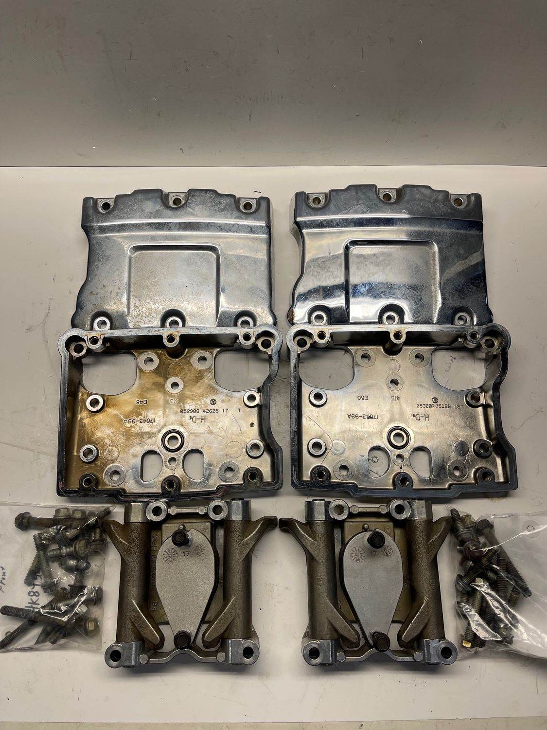 Rocker Boxes 17543-99A, 17571-99, 17593-99--2008 Harley FLHX Street Glide