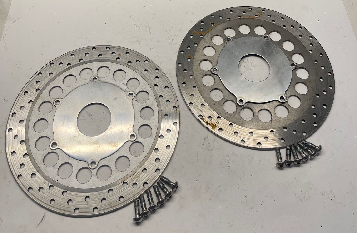 Front Brake Rotors Left & Right--2002 Yamaha V-Star XVS 1100 Front Brake Rotors Left & Right--2002 Yamaha V-Star XVS 1100