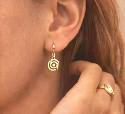 PAIR OF STERLING SILVER EARRINGS