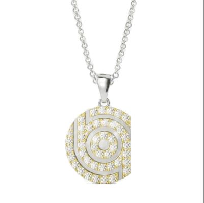 SIMULATED DIAMOND PENDANT
