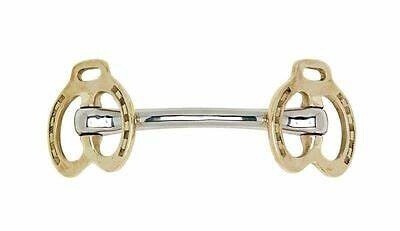 Stallion bit brass cheeks