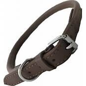 Rolled leather collar