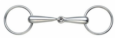 Hollow mouth loose ring snaffle
