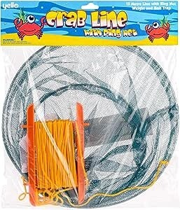 Crab line with ring net