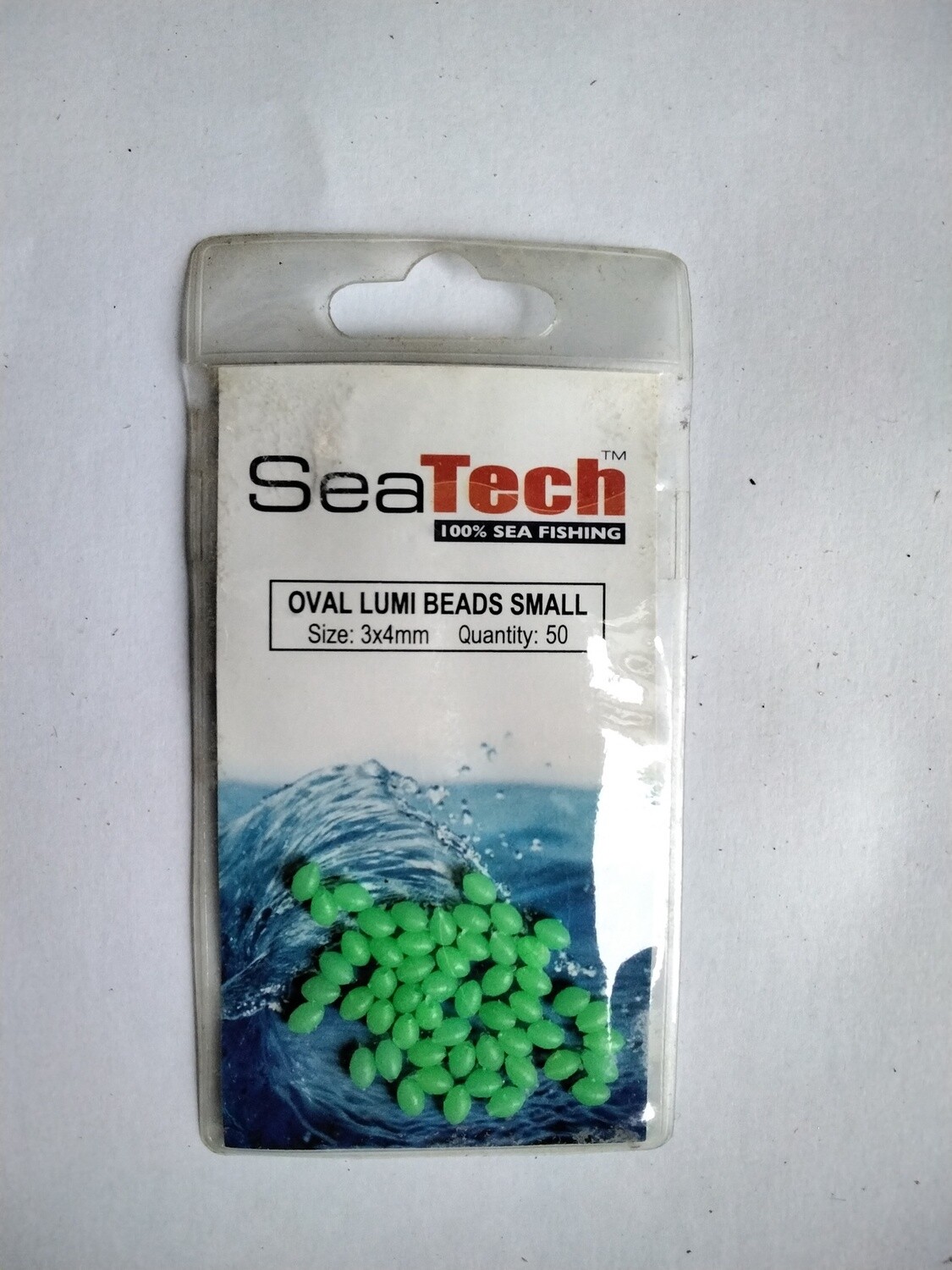 Oval luminous beads