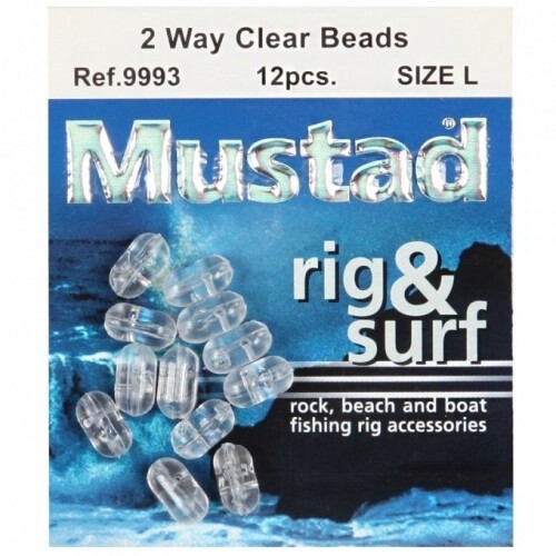 2 way clear beads