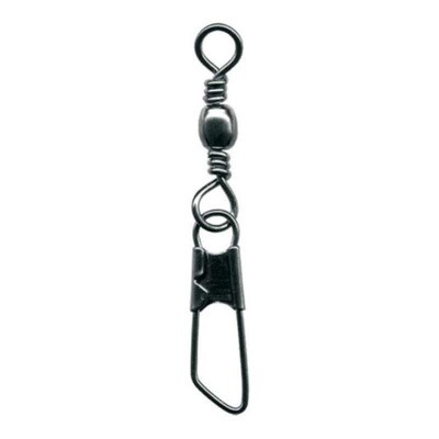 Swivel with rolling snap hook