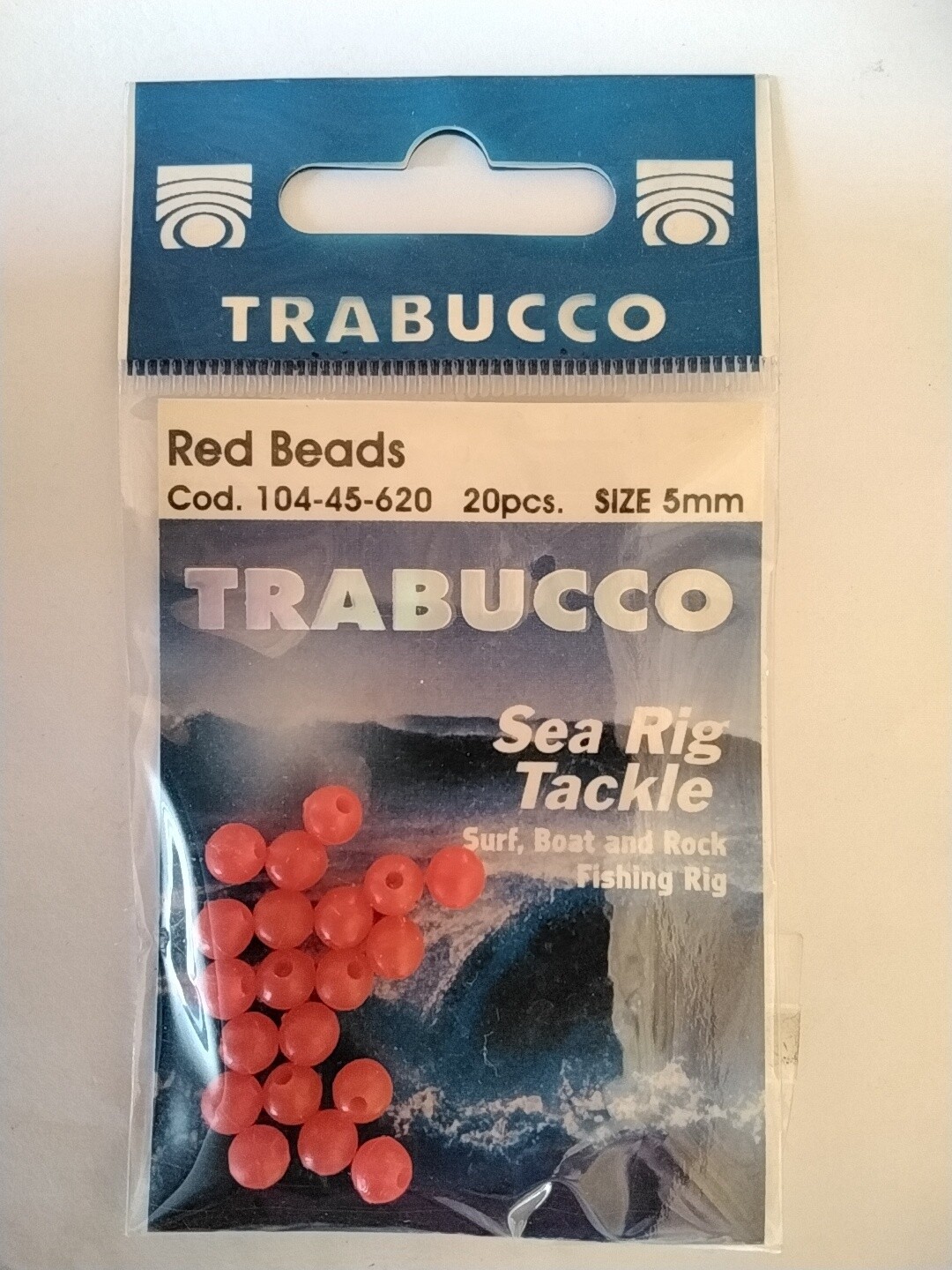 Round Beads Red, Size: 5mm