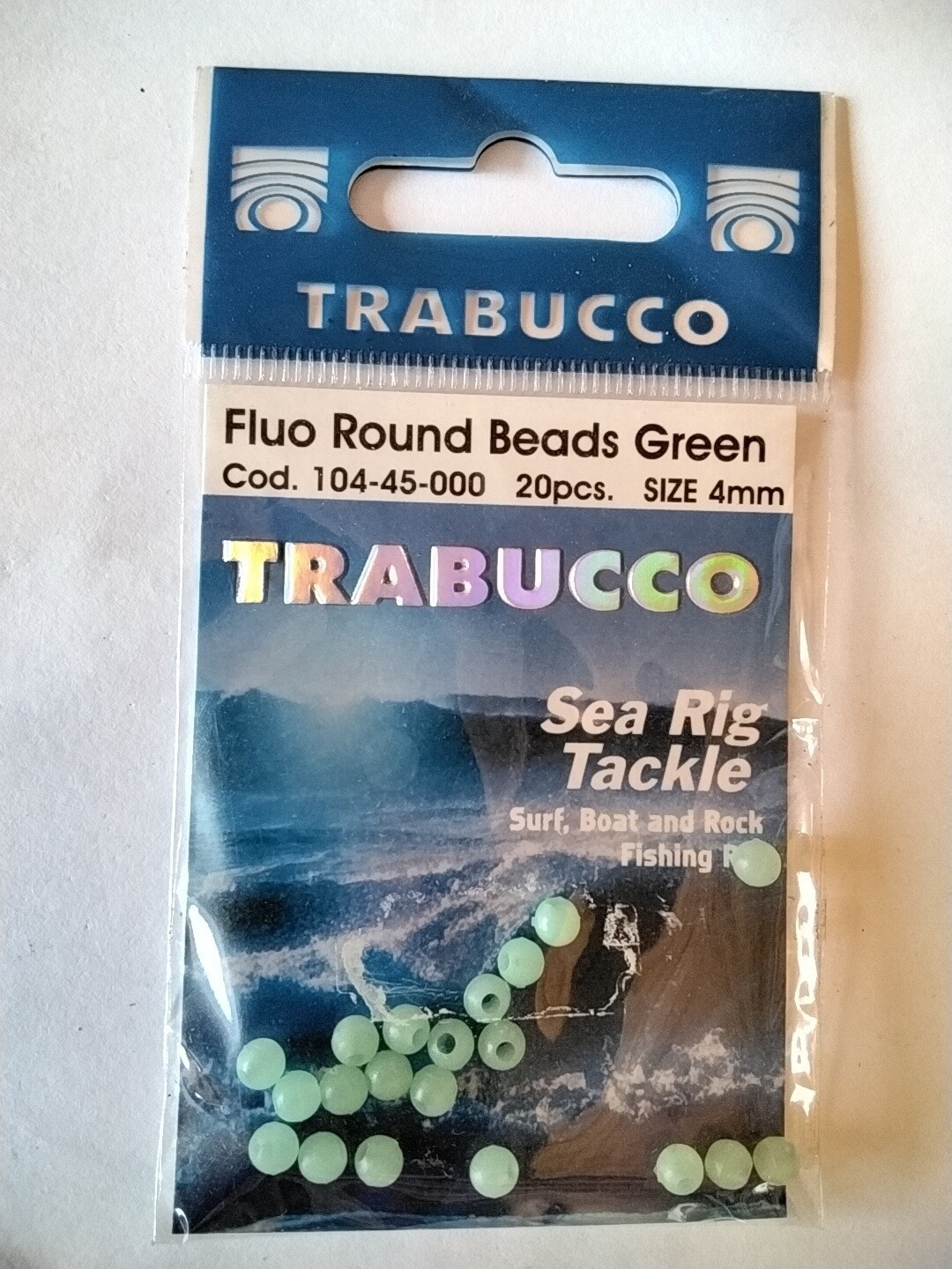 Fluo Round Beads Green
