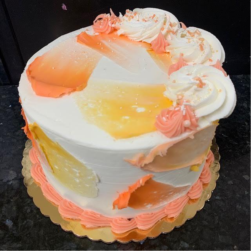 Painted Smear Cake