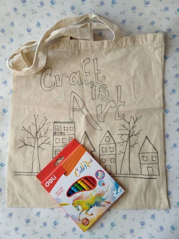 TOTE BAG COLOUING KIT