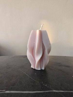 ​Geometrische Ribbel VintagePink#1