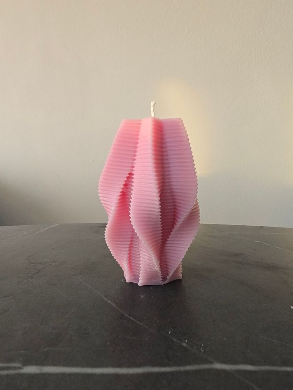 ​​​Geometrische Ribbel Pink#1