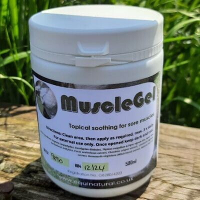 MuscleGel *Topical soothing for over-exerted or sore muscles
