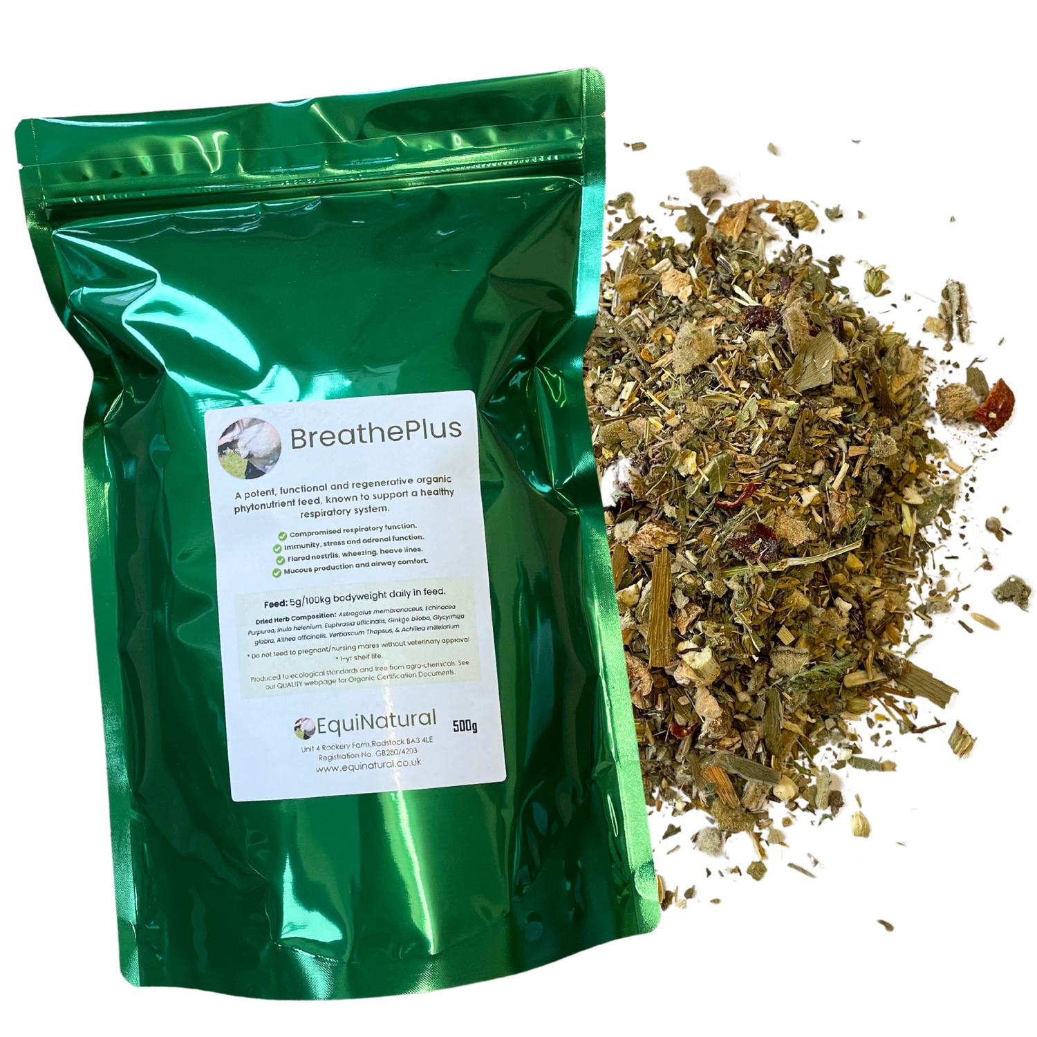 LEGENDS BREATHEPLUS *Powerful organic support for chronic equine respiratory / allergy resilience