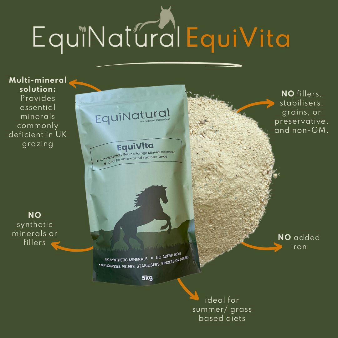 EQUIVITA?CHRISTMAS SALE! *Mineral balancer for horses - hi-spec, non-synthetic nutrient foundation for spring/summer grass