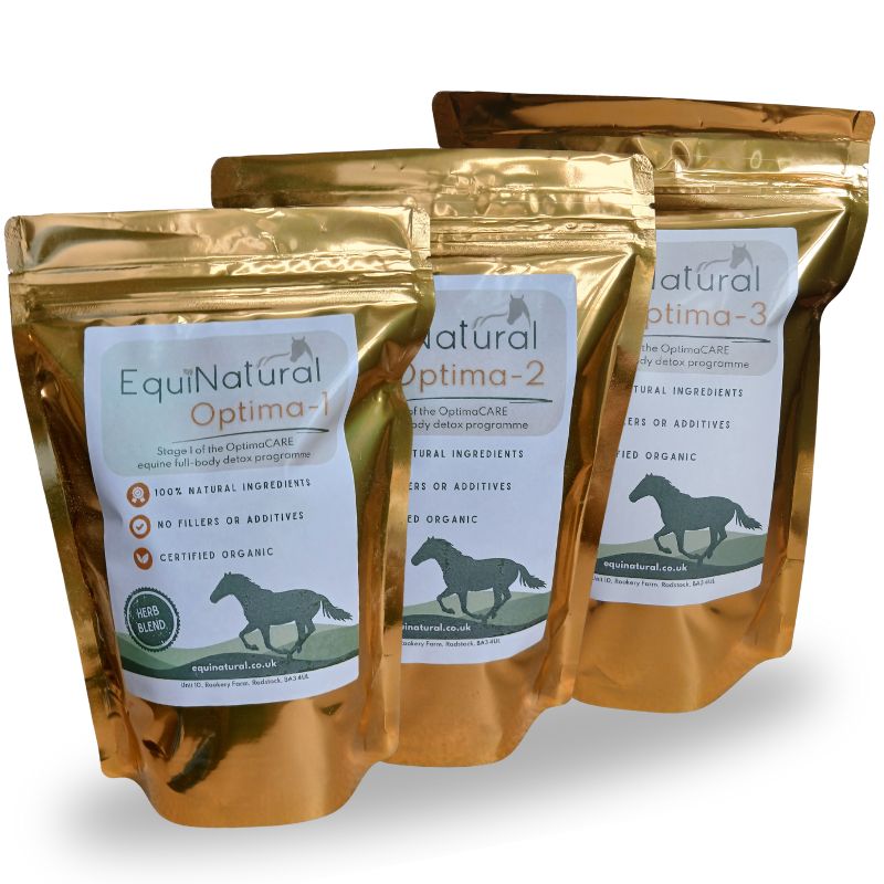 OPTIMACARE ?OCTOBER 20%-OFF SALE *A comprehensive 3-stage full-body detox for equine vitality