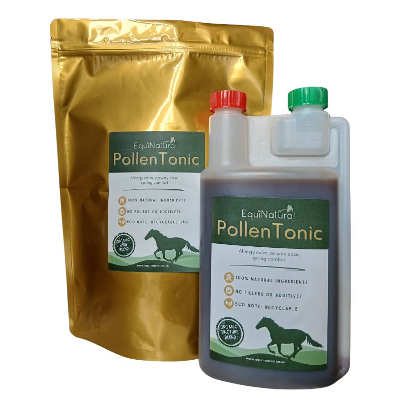 POLLENTONIC *Organic Herbal Blend for Horses - allergy calm, airway ease, spring comfort