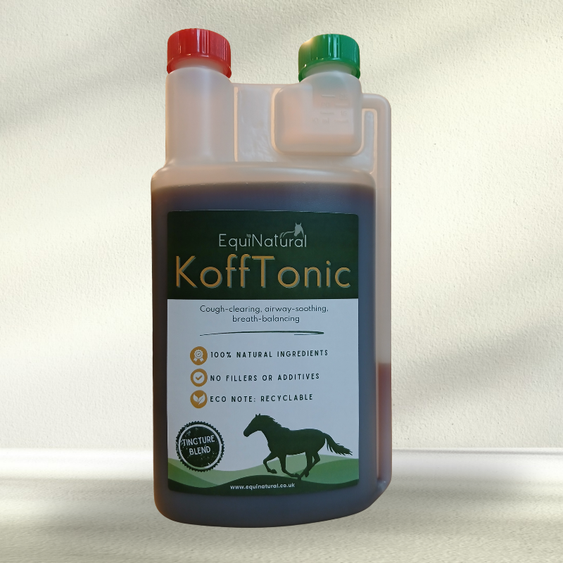 KOFFTONIC for Horses | Organic Herbal Support for Cough & Airway Comfort KOFFTONIC for Horses | Organic Herbal Support for Cough & Airway Comfort