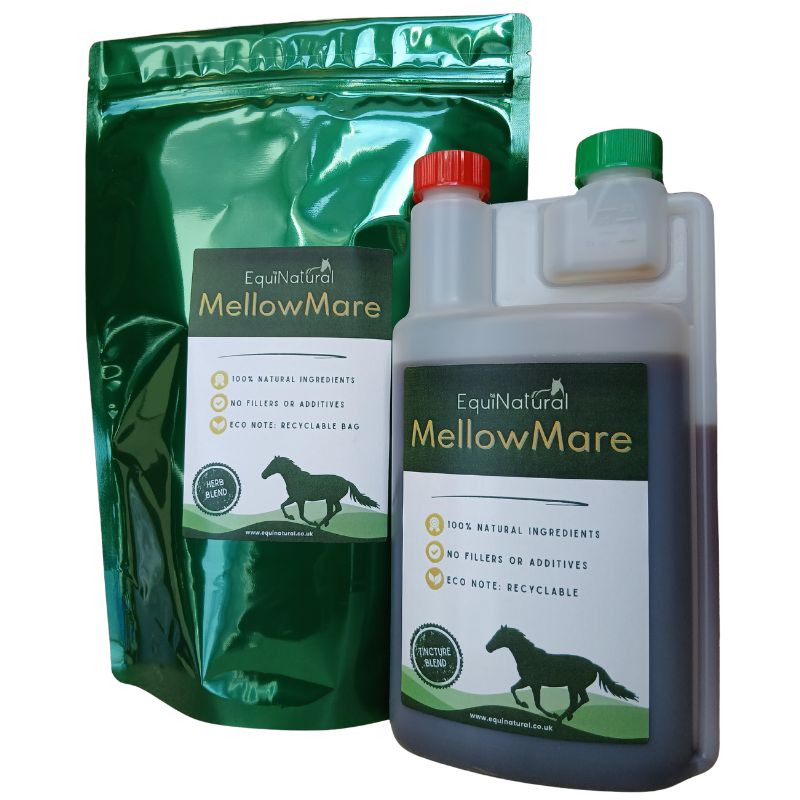 MELLOWMARE?MAY SALE - 20%-OFF *Organic herbal blend for horses - hormone-balancing, season-soothing, and mood-softening