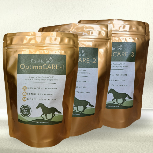 OPTIMACARE for Horses | Organic Gut, Liver, & Metabolic Support Programme ?OCTOBER SALE - 20%-OFF - USE CODE RESET20