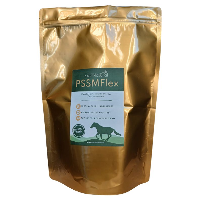 PSSMFLEX ?JUNE SALE - 20%-OFF *Organic herb & nutrient blend for horses - daily support for muscle stiffness, tying-up patterns, and energy metabolism