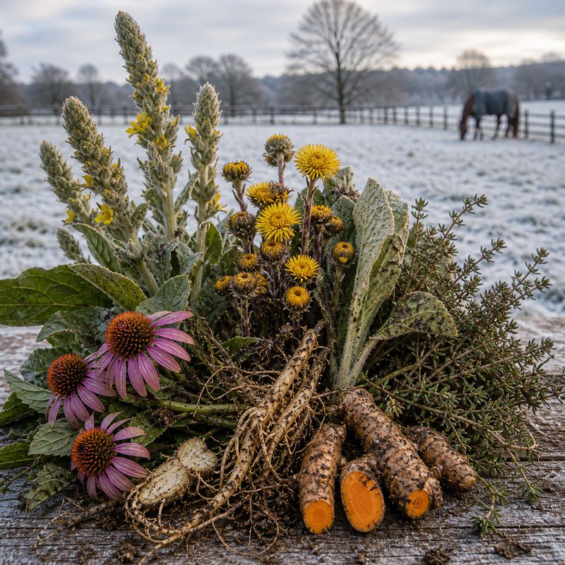 WINTERWARMTH for Horses | Organic Winter Herbs for Water Buffet & Self-Selection