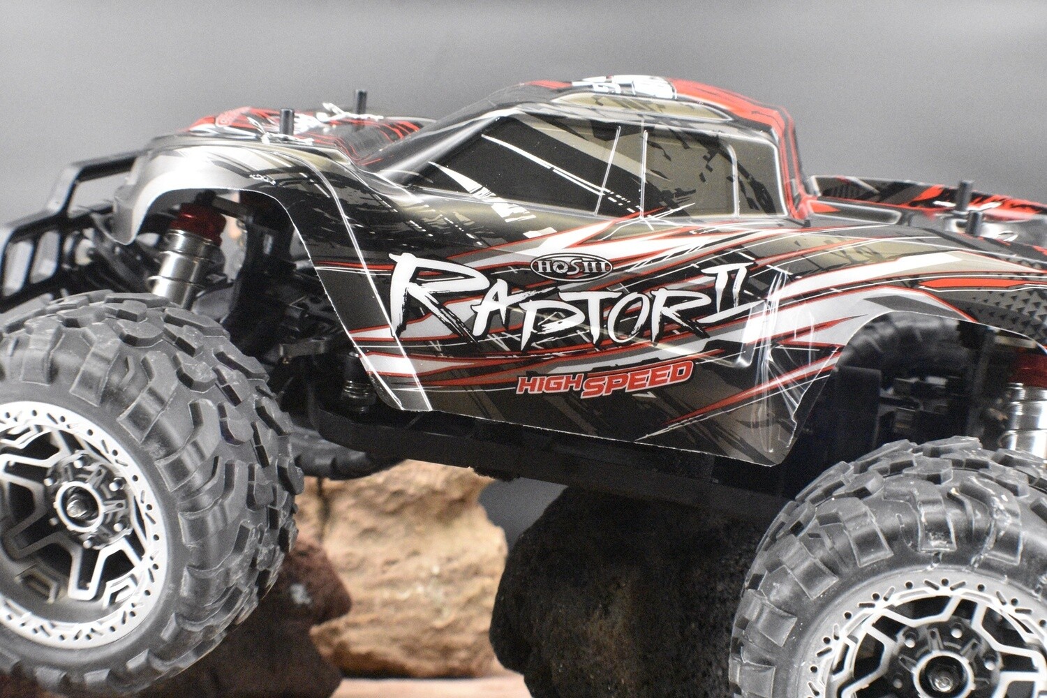 Hoshi Speed Race Truck 1/8 Scale Model: N518- Red-Raptor II