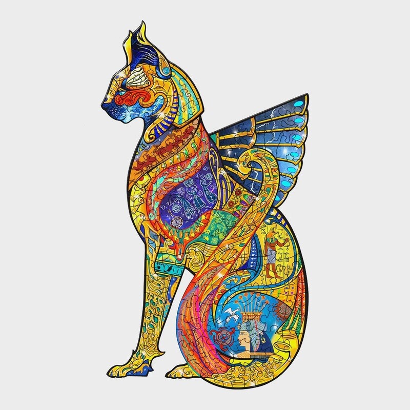 Cat Statue (Wood Bests Puzzle)