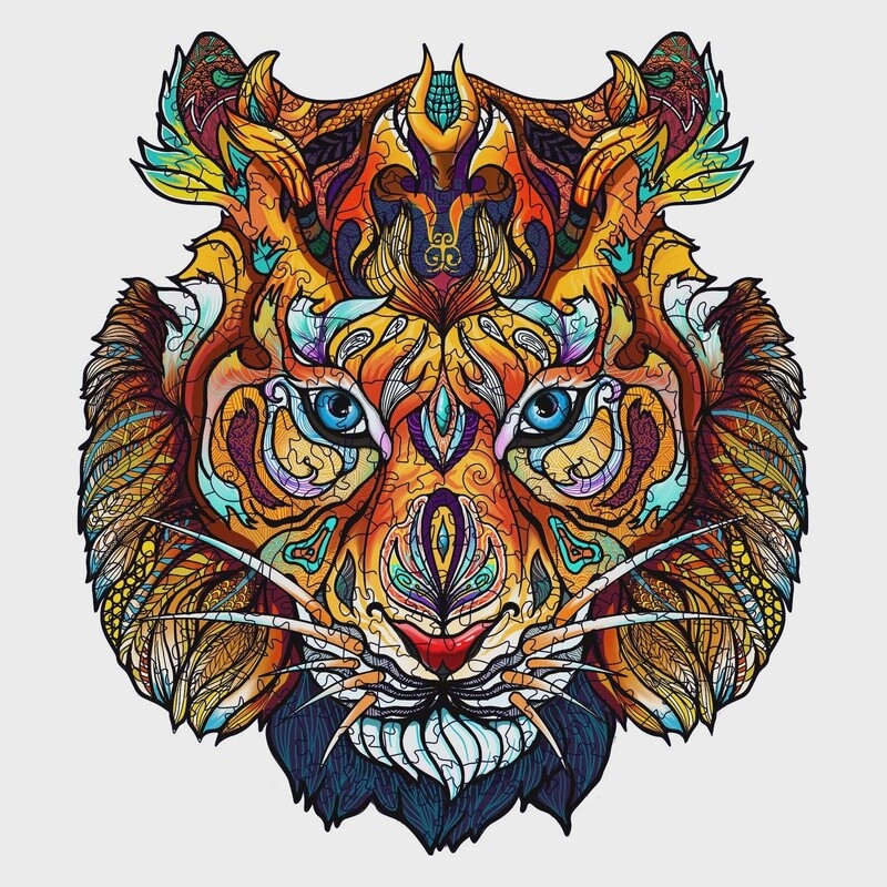Invincible Tiger   (Wood Bests Puzzle)
