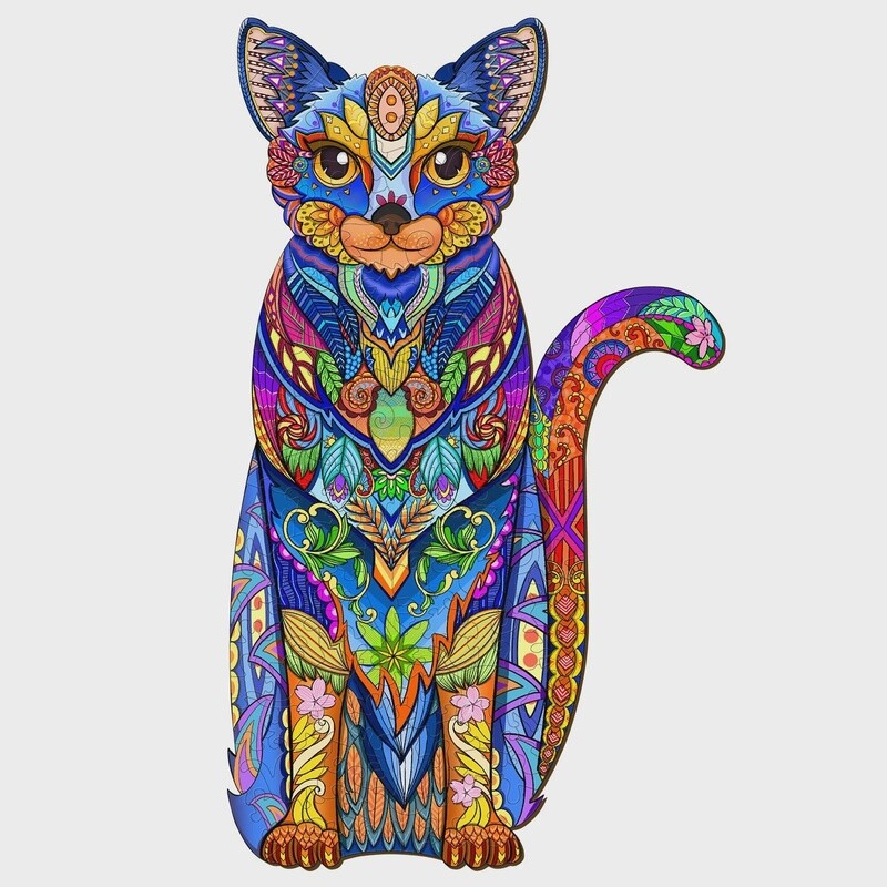 Keen Cat   (Wood Bests Puzzle)