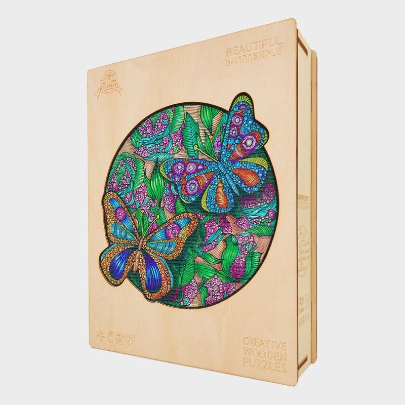 Beautiful Butterfly (Wood Bests Puzzle)