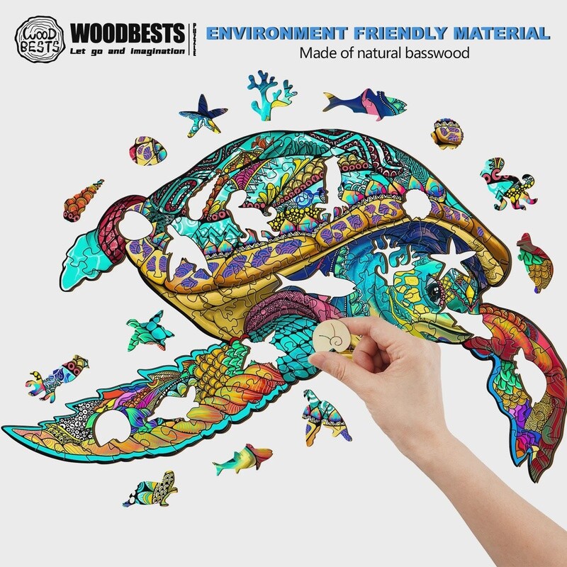 Adventure Turtle Puzzle (Wood Bests Puzzle)