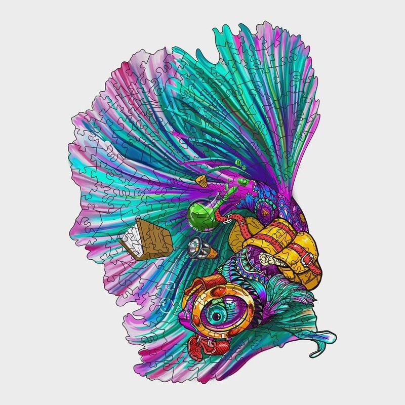 Adventurous Betta (Wood Bests Puzzle)