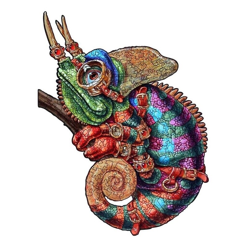 Adventurous Chameleon (Wood Bests Puzzle)