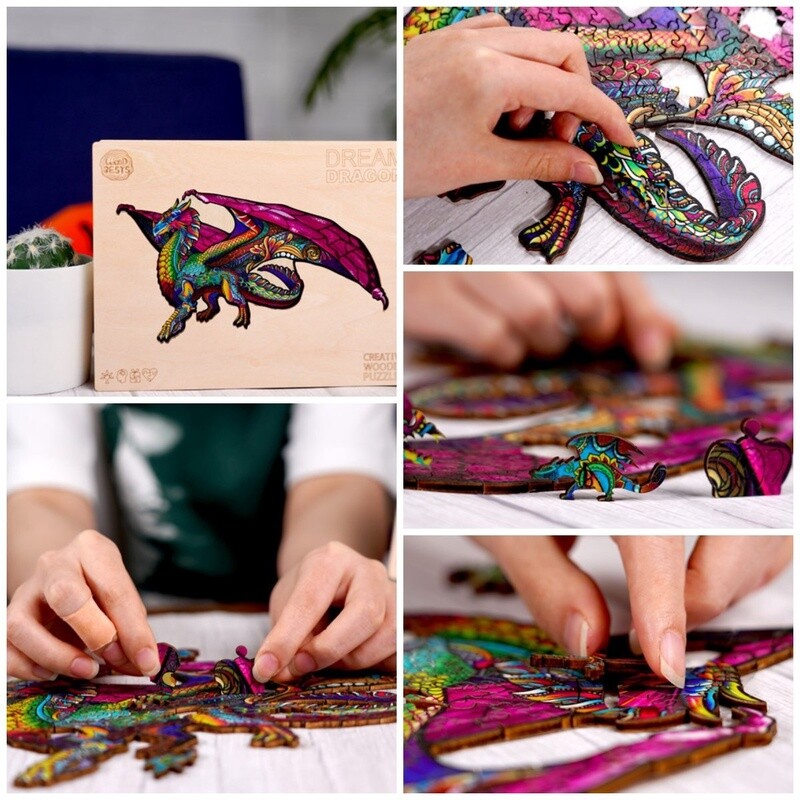 Dream Dragon  (Wood Bests Puzzle)
