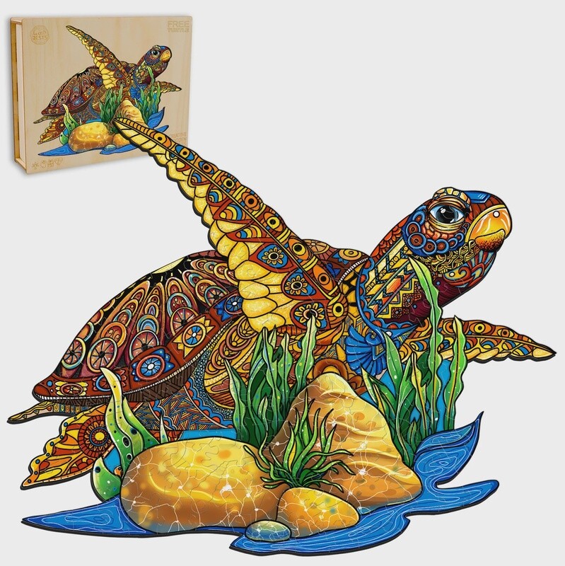 Free Turtle  (Wood Bests Puzzle)