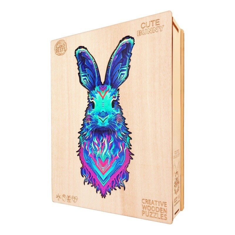 Cute Bunny  (Wood Bests Puzzle)