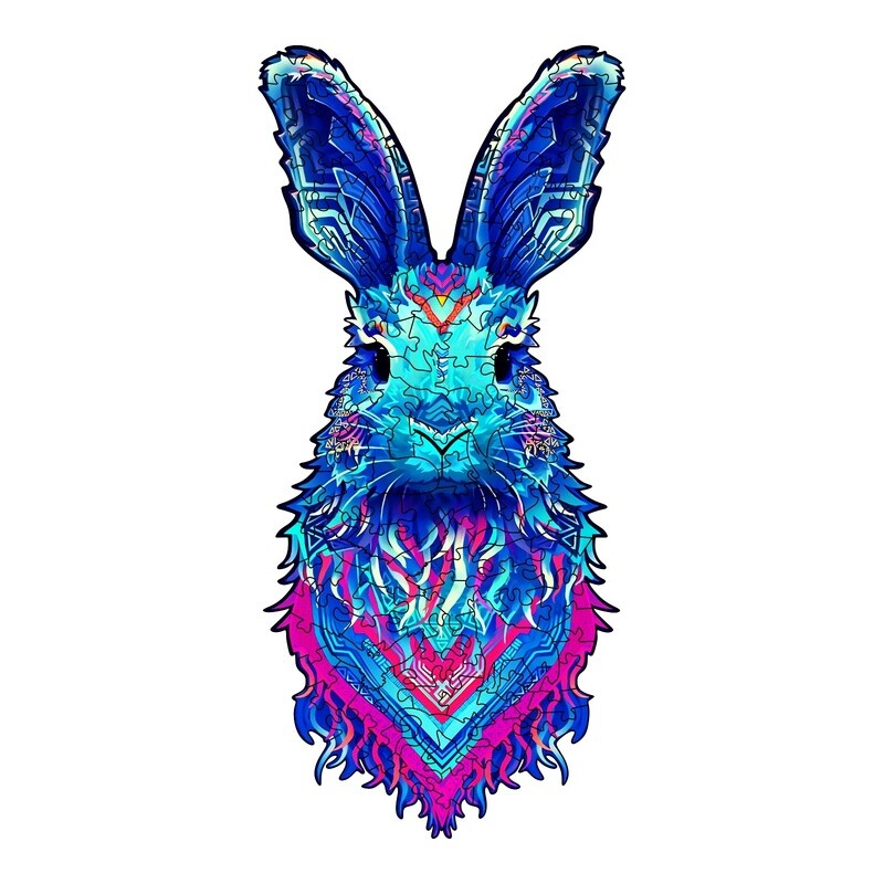 Cute Bunny  (Wood Bests Puzzle)