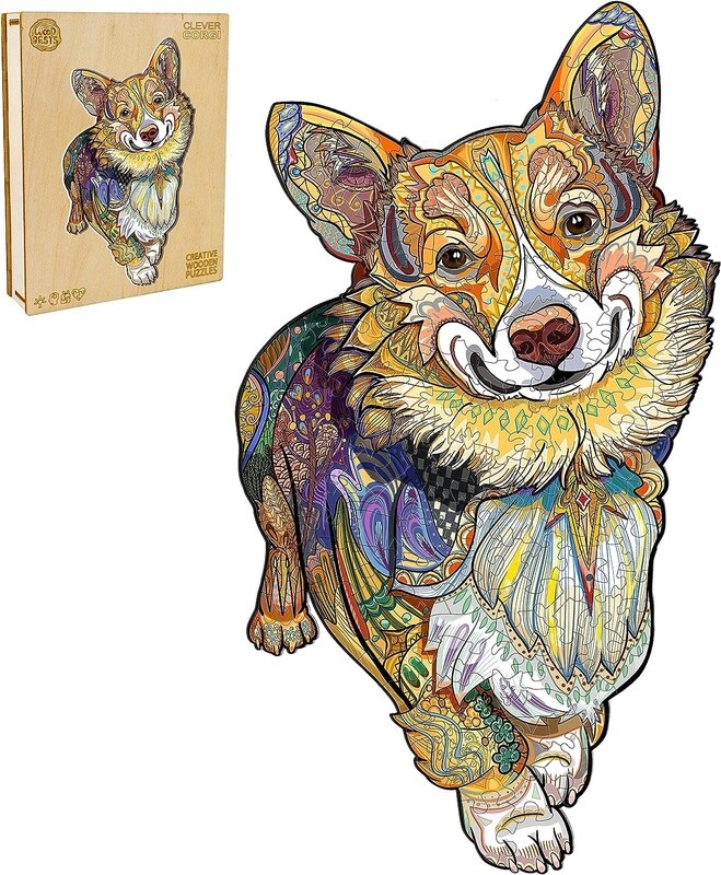 Clever Corgi (Wood Bests Puzzle)
