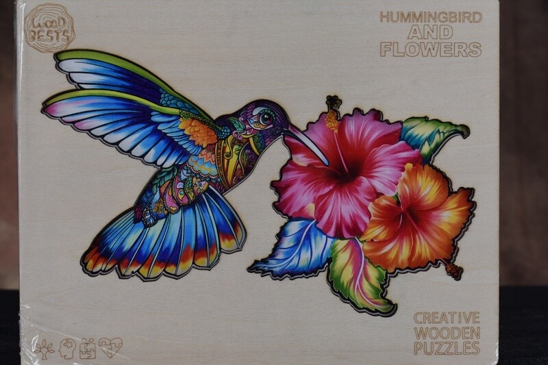 Hummingbird and Flowers Puzzle