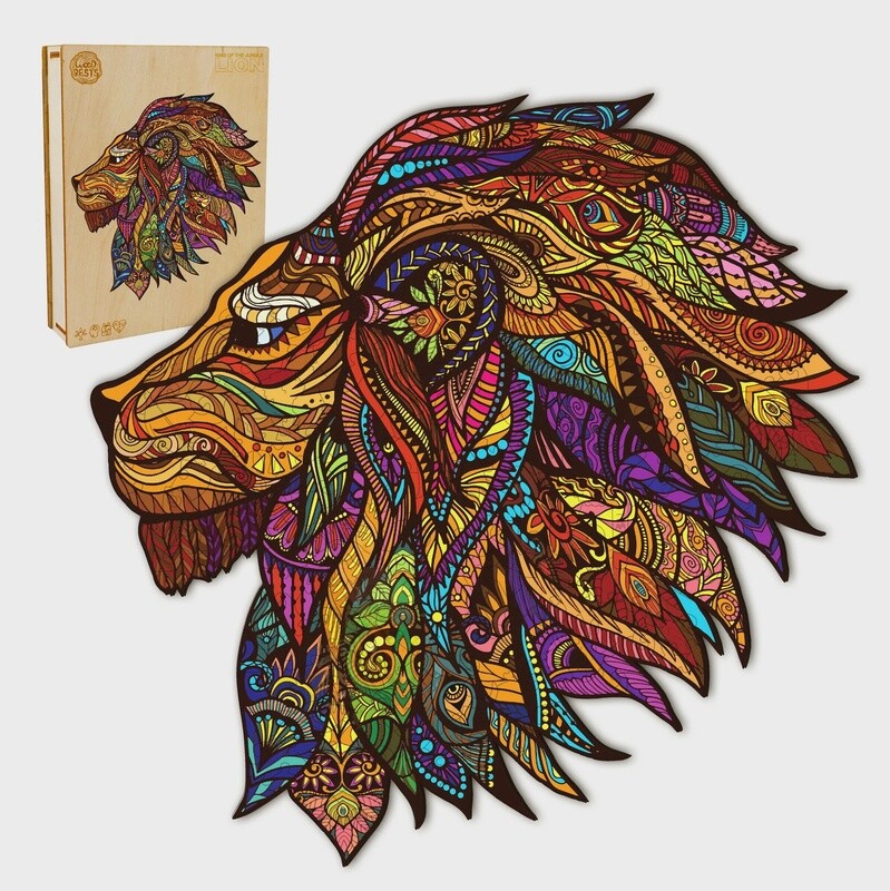 King of the Jungle Lion   (Wood Bests Puzzle)