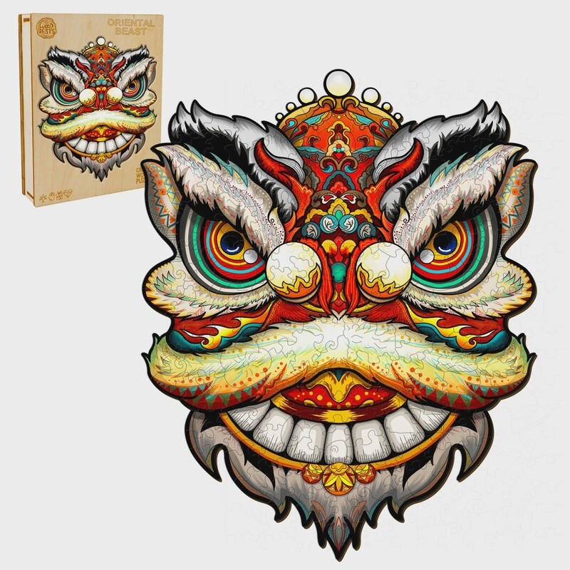 Oriental Beast  (Wood Bests Puzzle)
