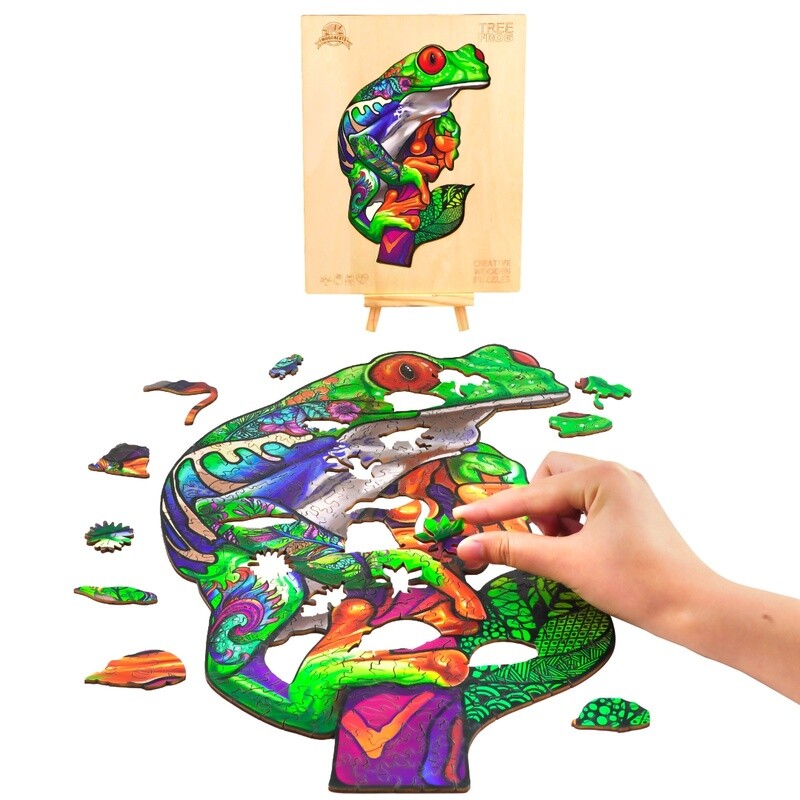 Tree Frog Puzzle Puzzle