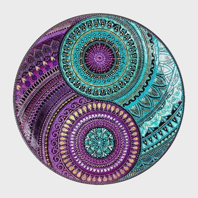 Yin Yang Mandala  (Wood Bests Puzzle)