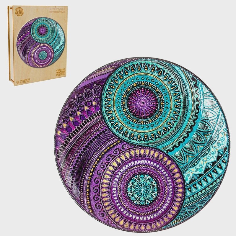 Yin Yang Mandala  (Wood Bests Puzzle)