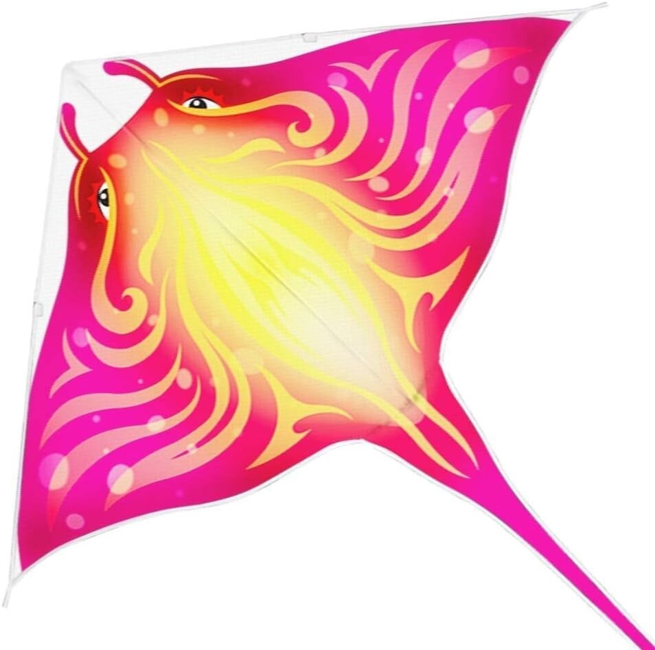 Manta Ray Kite(s), Colour: red