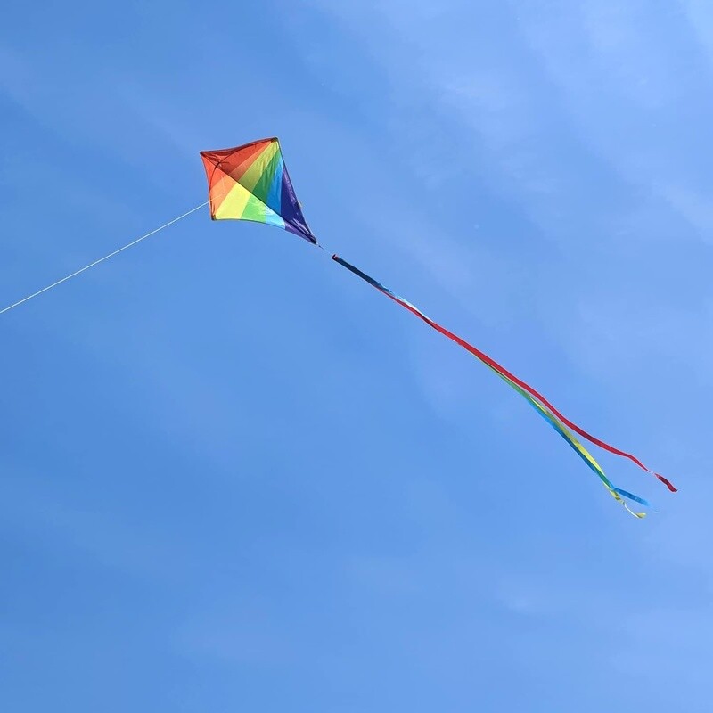 Kids Diamond Rainbow Kites- 2 Pack