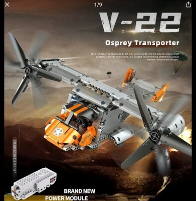 Boeing Bell V-22 Osprey, Mould King Model # 15043