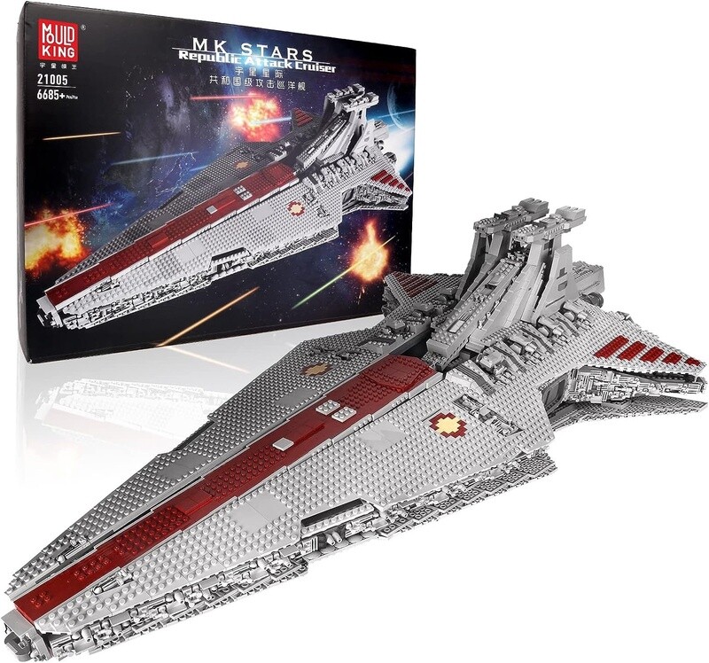 Venator-class Republic Attack Cruiser, Mould King Model # 21005